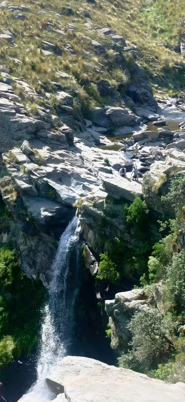 Grupo en Salto del Tigre