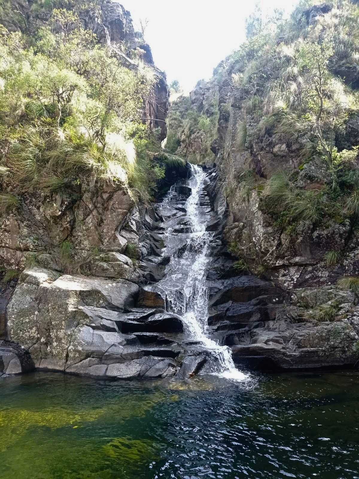 Grupo en Salto del Tigre